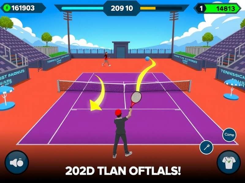 Tennis Titan Legend Game Screenshot